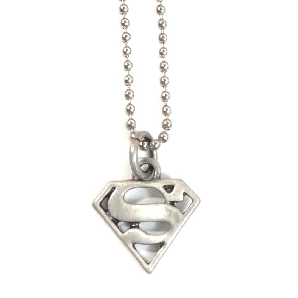 Mini Superman Pendant Unisex Necklace NWT - Picture 2 of 7